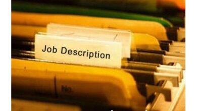 Jobs Descriptions الوصف الوظيفي